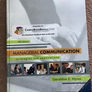 Managerial communications book